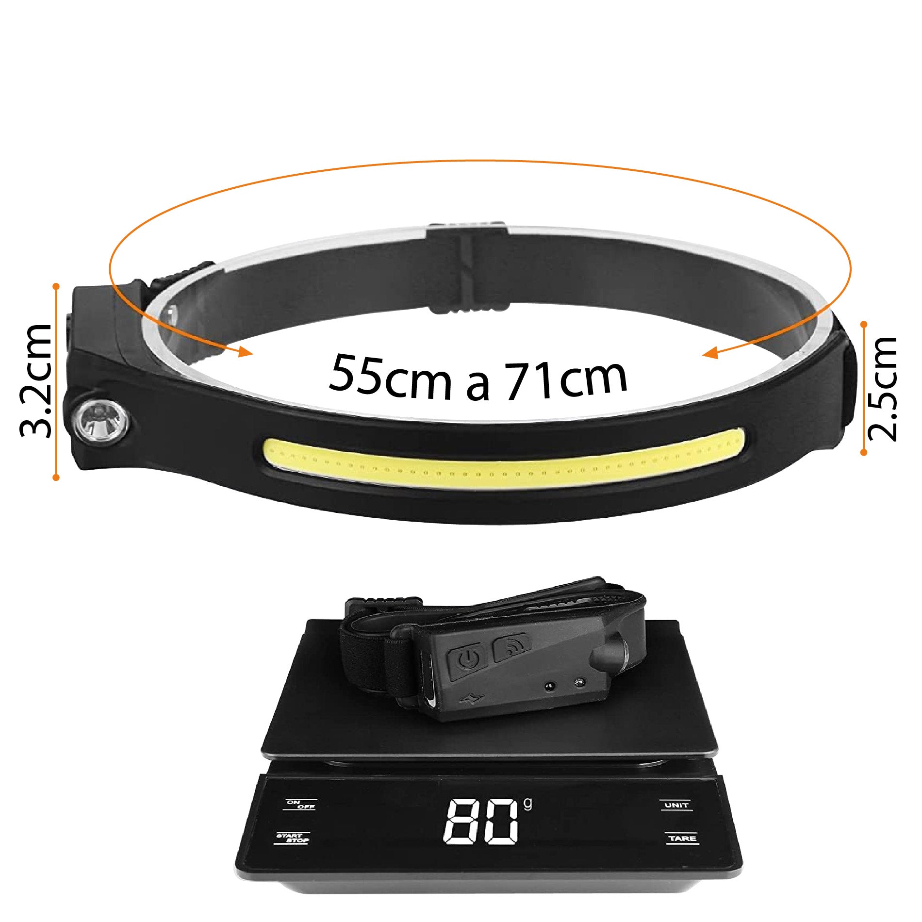 Linterna Banda Para Cabeza Led Camping