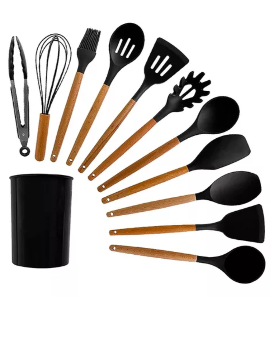 Kit de cocina con 12 mini utensilios